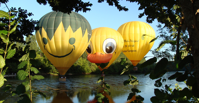 flotte 5 ballons montgolfiere dordogne actualite montgolfiere du perigord